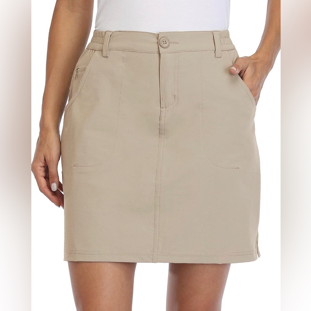 NWT Willit Womens Golf Casual Skort Skirts UPF 50+ Quick Dry Zip Pockets Outdoor